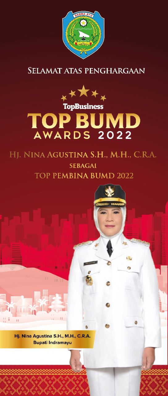 Bupati Nina Raih Penghargaan Top BUMD Award 2022